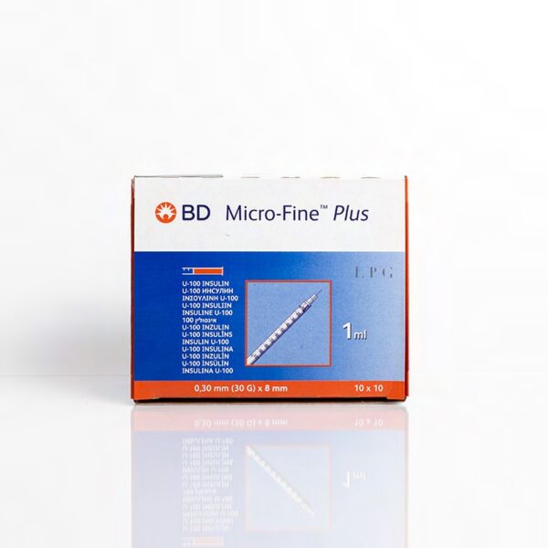 BD micro Fine 1ml U100 30g 8mm x100 - Image 2