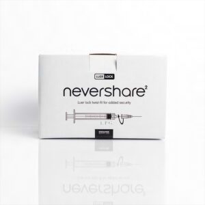 NEVERSHARE Luer Lock 2ml Syringe x 10