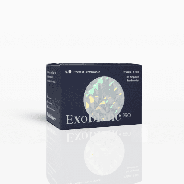 Exoblanc pro, hair treatment, designed to restore balance to an unhealthy scalp.