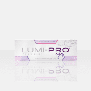 LUMI-PRO Eyes is a skin booster designed to target dark under-eye circles, puffiness, and fine wrinkles.