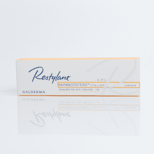 Restylane Skin Boosters are designed to boost hydration levels deep within the skin, improving its smoothness, elasticity, and firmness. This advanced treatment helps to restore a natural glow while enhancing overall skin texture and quality.