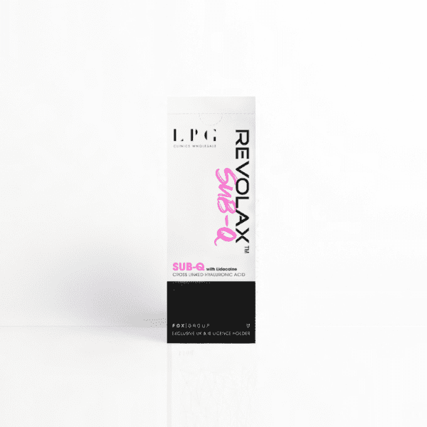 Revolax sub-q is a dermal filler with hyaluronic acid and lidocaine, for deep wrinkles and volumising