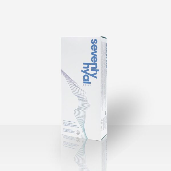 Seventy Hyal 2000, is a Skin booster with hyaluronic acid