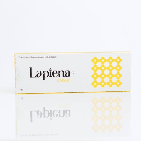 Lapiena classic, has lapiena, hccl technology, and is a dermal filler injection