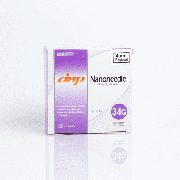Nanoneedle, a thin wall, needle, for injection