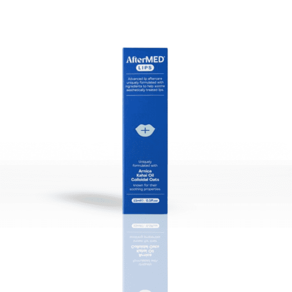 AfterMed Lips is a lip aftercare uniquely formulated with ingredients to help soothe aesthetically treated lips