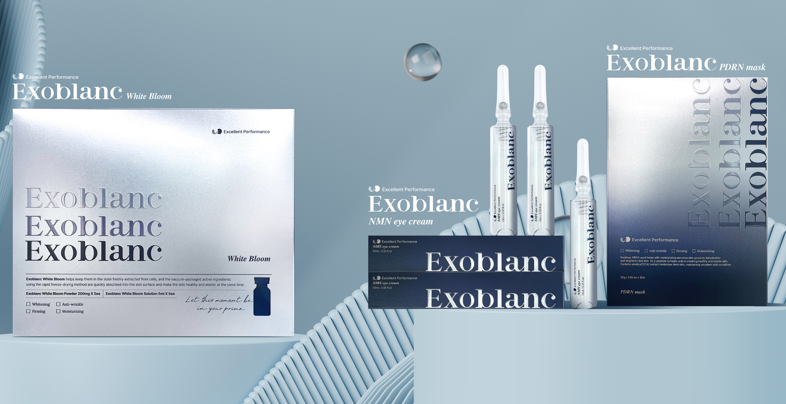 Exoblanc with exosome for skincare and healthier skin