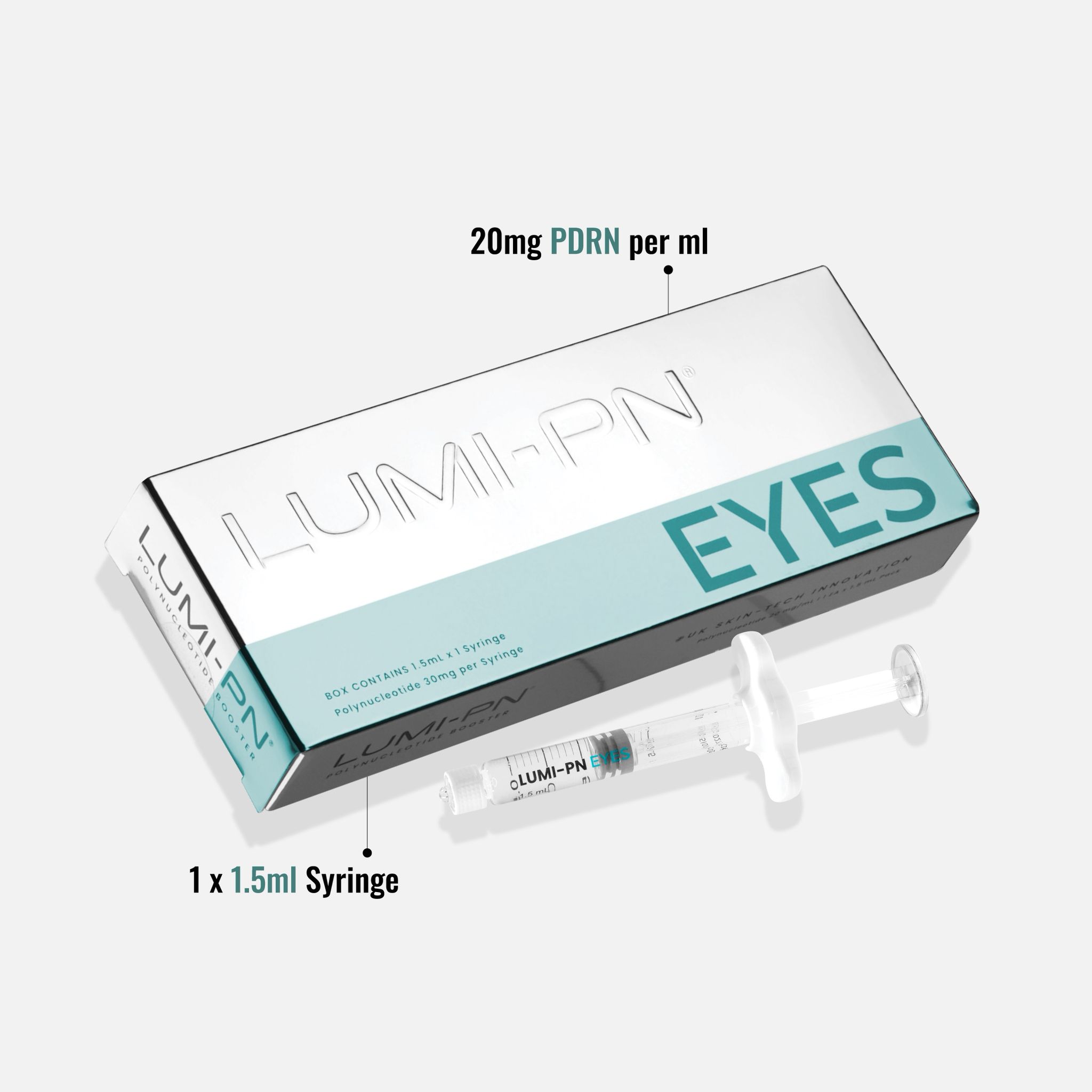 a BOX OF LUMI PN EYES