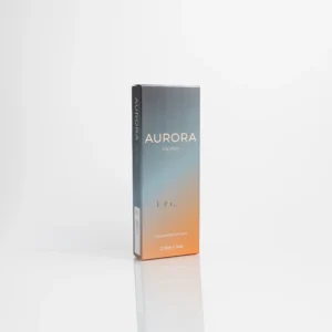 Aurora PN Pro product box with gradient background, labeled "Polynucleotide 20mg/ml," size 2.5ml x 1ea.