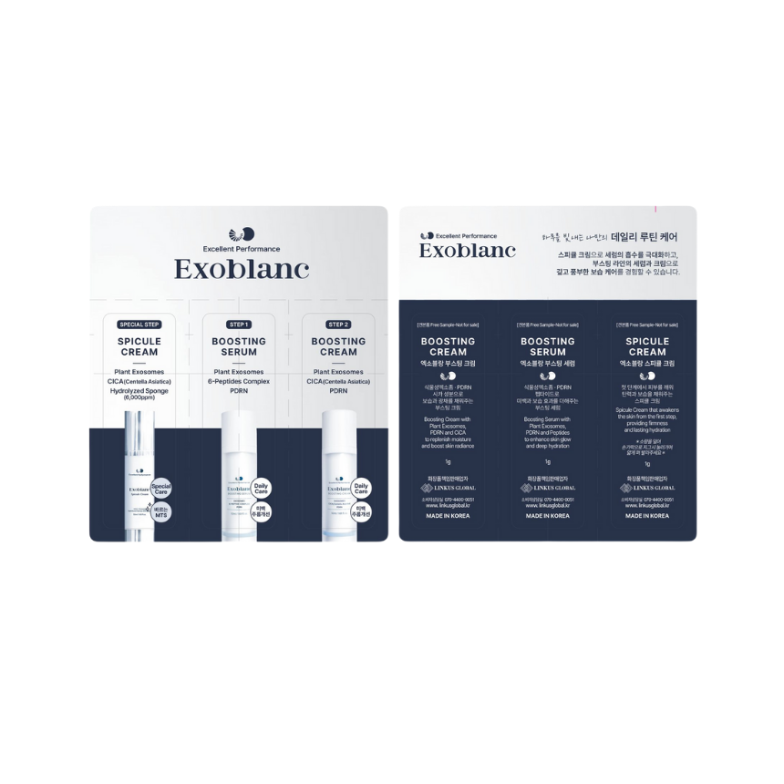 Exoblanc Skincare Samples